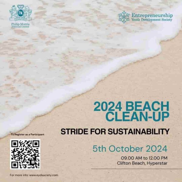 a powerful movement to clean up Karachi’s coastline and take a stride towards a sustainable future